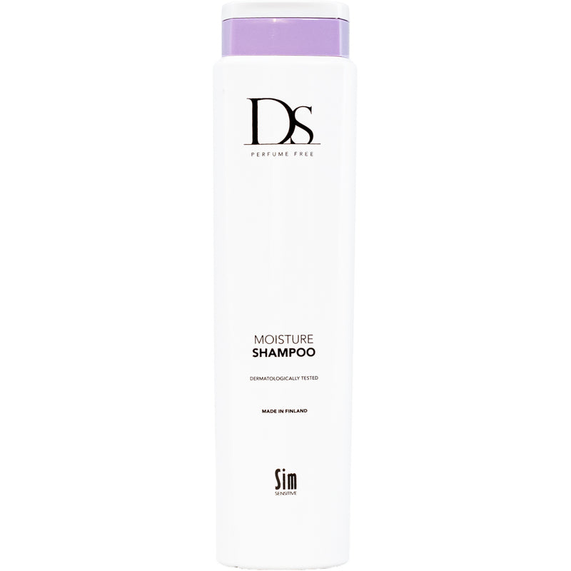 DS Moisture Shampoo - hajusteeton kosteuttava shampoo kuiville ja värjätyille hiuksille 250 ml