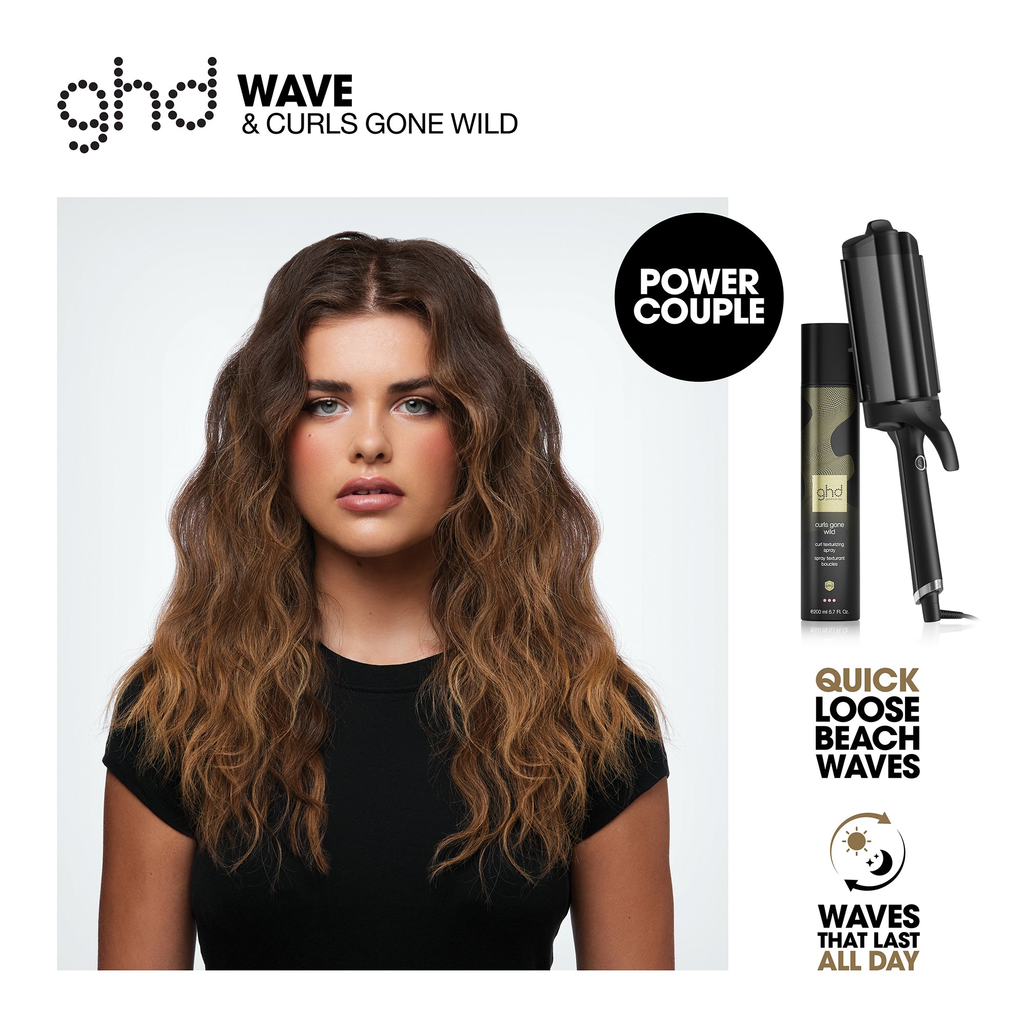 Ghd Curls Gone Wild – kiharoiden teksturointisuihke 120 ml