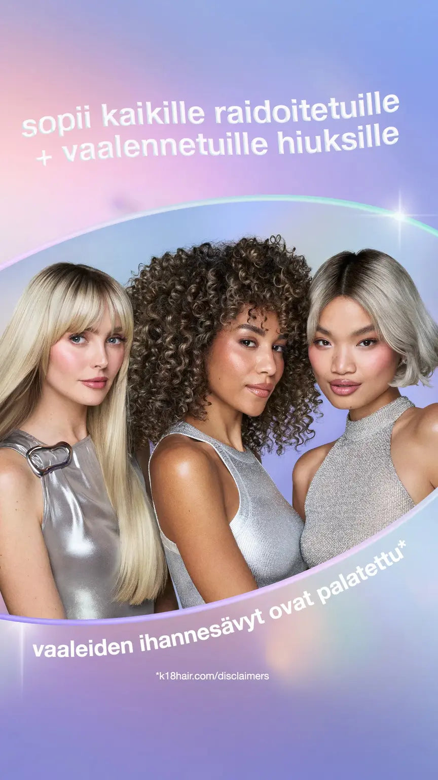 K18 TripleBright Purple Shampoo raidoitetuille ja vaalennetuille hiuksille
