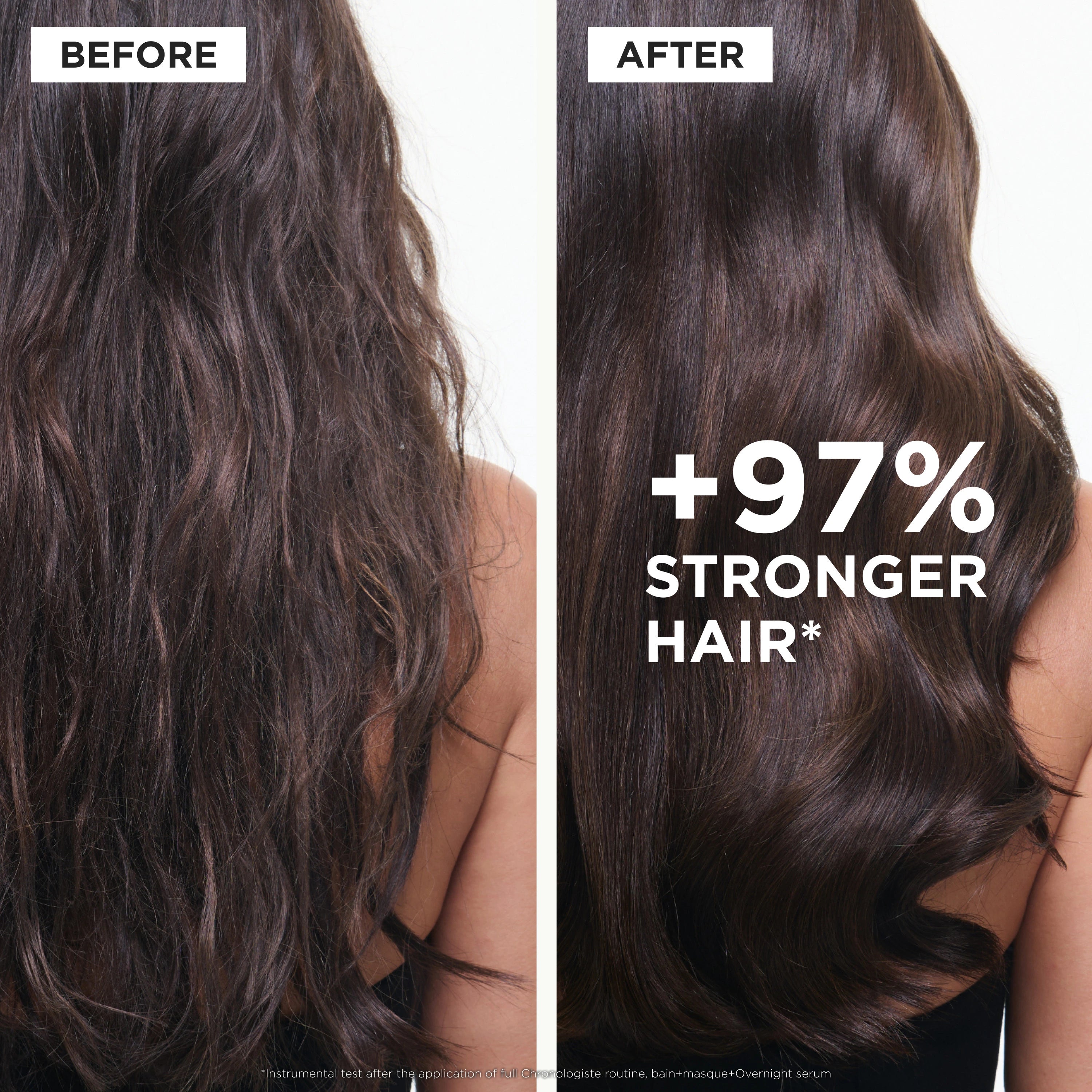 Kérastase Chronologiste - ennen ja jälkeen