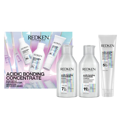 Redken Acidic Bonding Concentrate -lahjapakkaus vaurioituneille ja käsitellyille hiuksille.