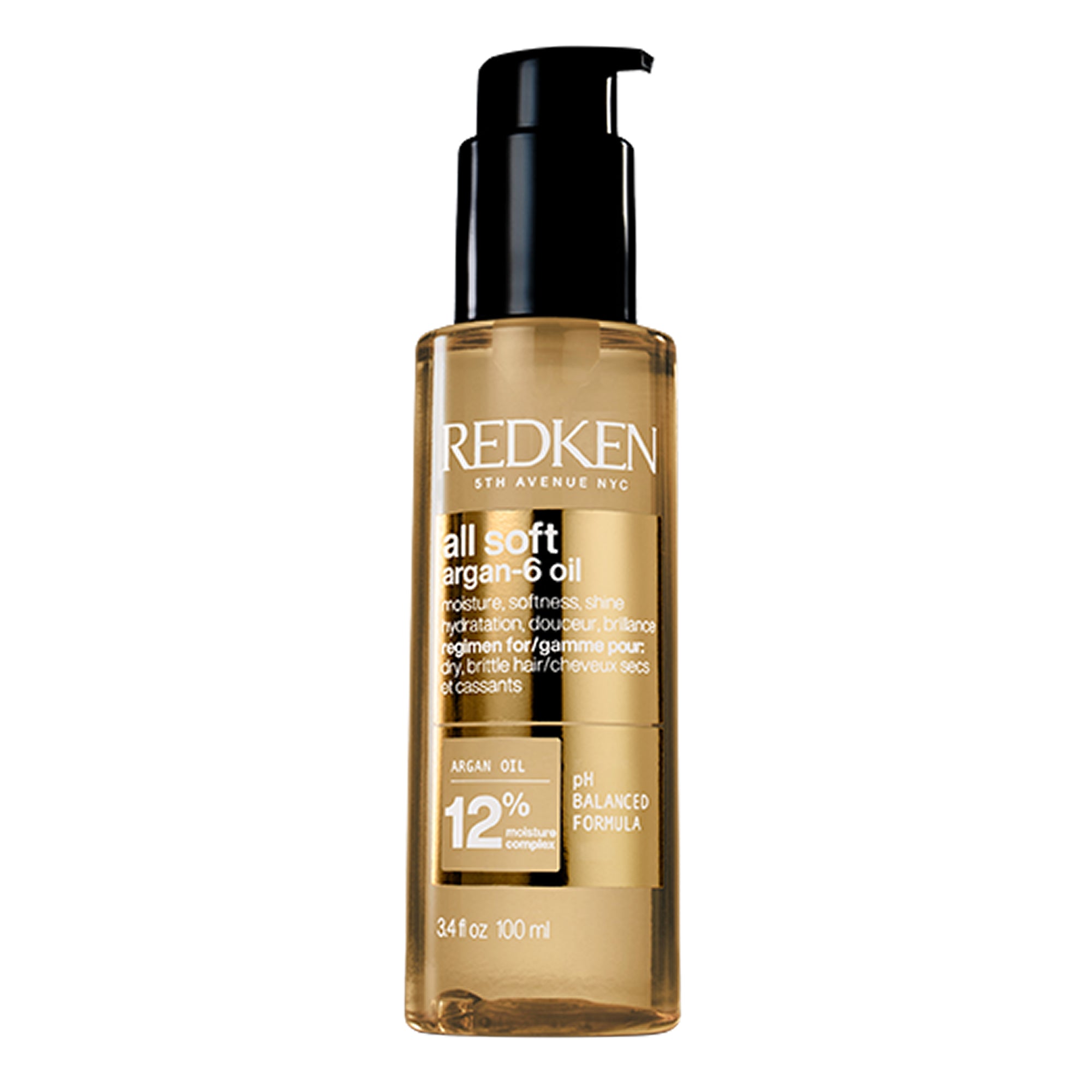 Redken All Soft Argan-6 Oil 100 ml hiusöljy kuiville ja pörröisille hiuksille