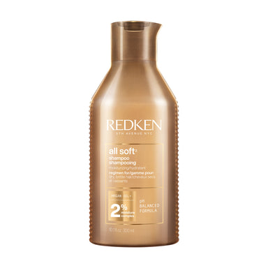 Redken All Soft Shampoo 300 ml kosteuttava shampoo kuiville hiuksille