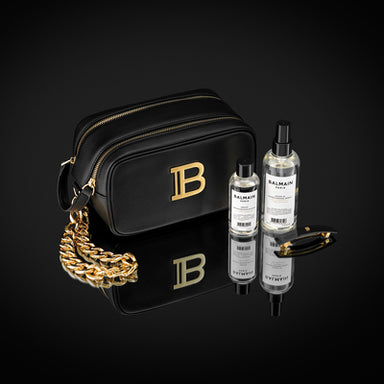 Balmain Toiletry Bag black/gold FW22
