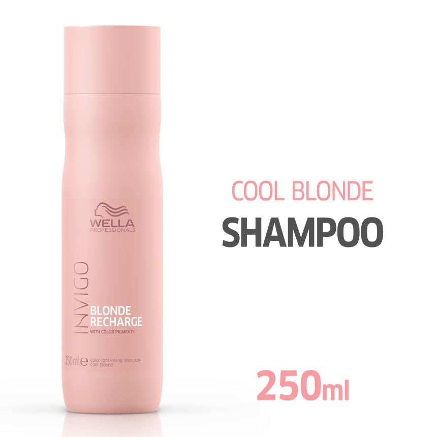 Wella Invigo Cool Blonde Shampoo 250ml - Hopeashampoo